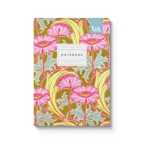 V&A Notitieboek A5 - Pink Poppies
