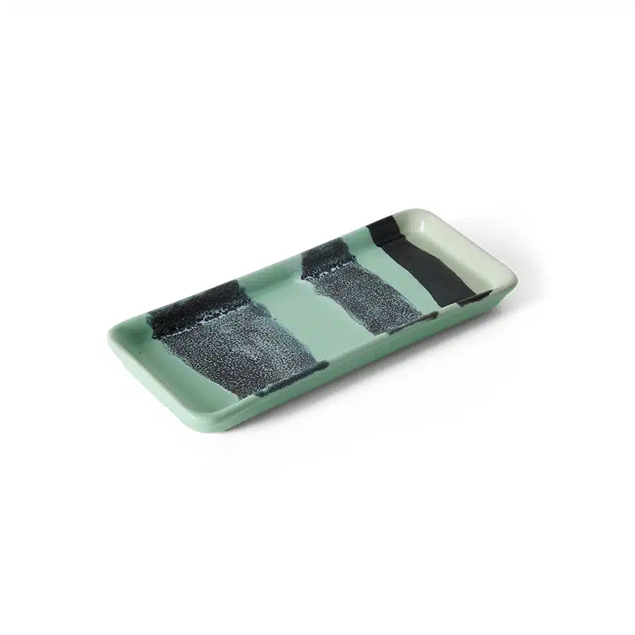 70's ceramics Small Tray River