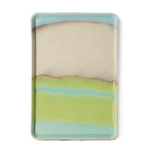 70's Ceramics Tray Large Glint