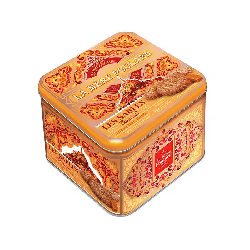 Blik zandkoekjes Les Sablés au Caramel