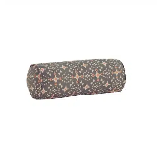Bolster Kussen Grey-Ecru-Coral