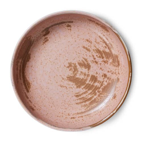 Chef's Ceramics - Deep Plate L - Rustic Pink