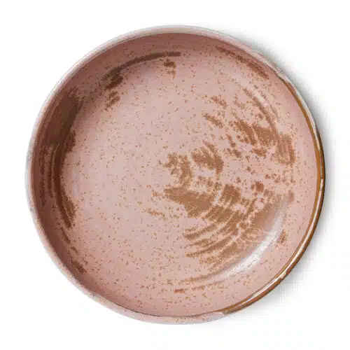 Chef's Ceramics - Deep Plate L - Rustic Pink