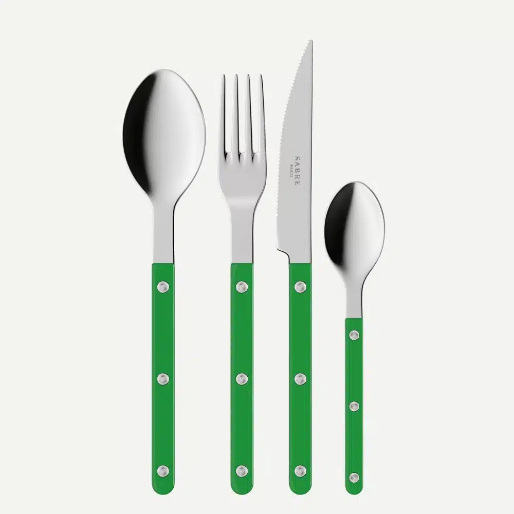 Couvert 4-delig Bistrot Garden Green