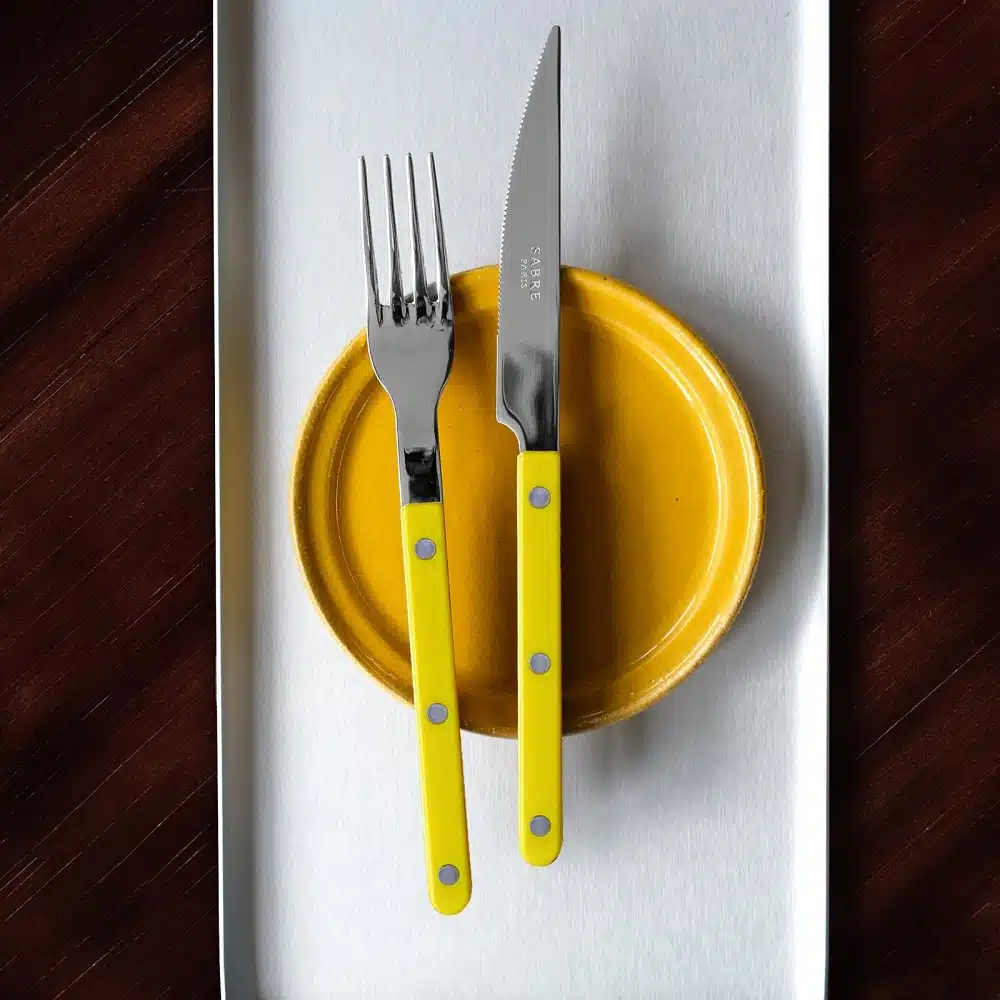 Couvert 4-delig Bistrot Solid Black