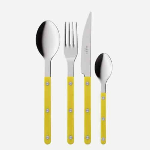 Couvert 4-delig Bistrot Solid Black