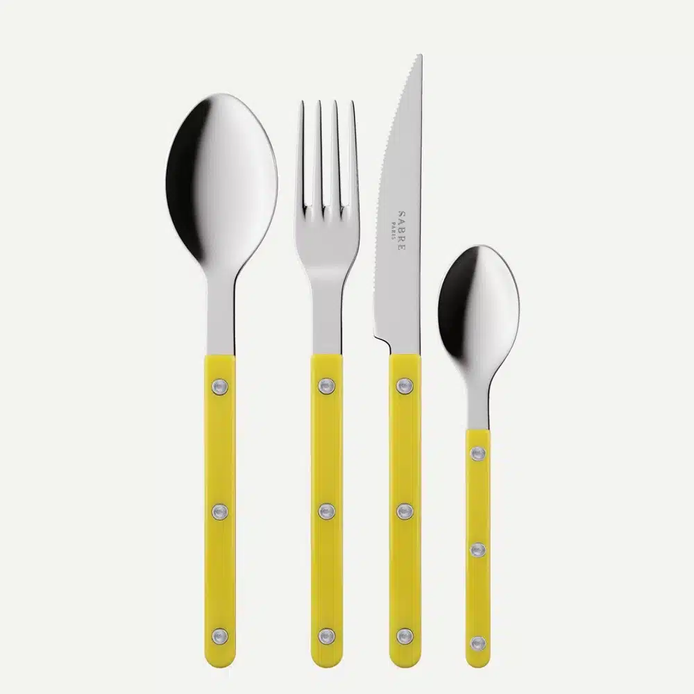 Couvert 4-delig Bistrot Solid Black