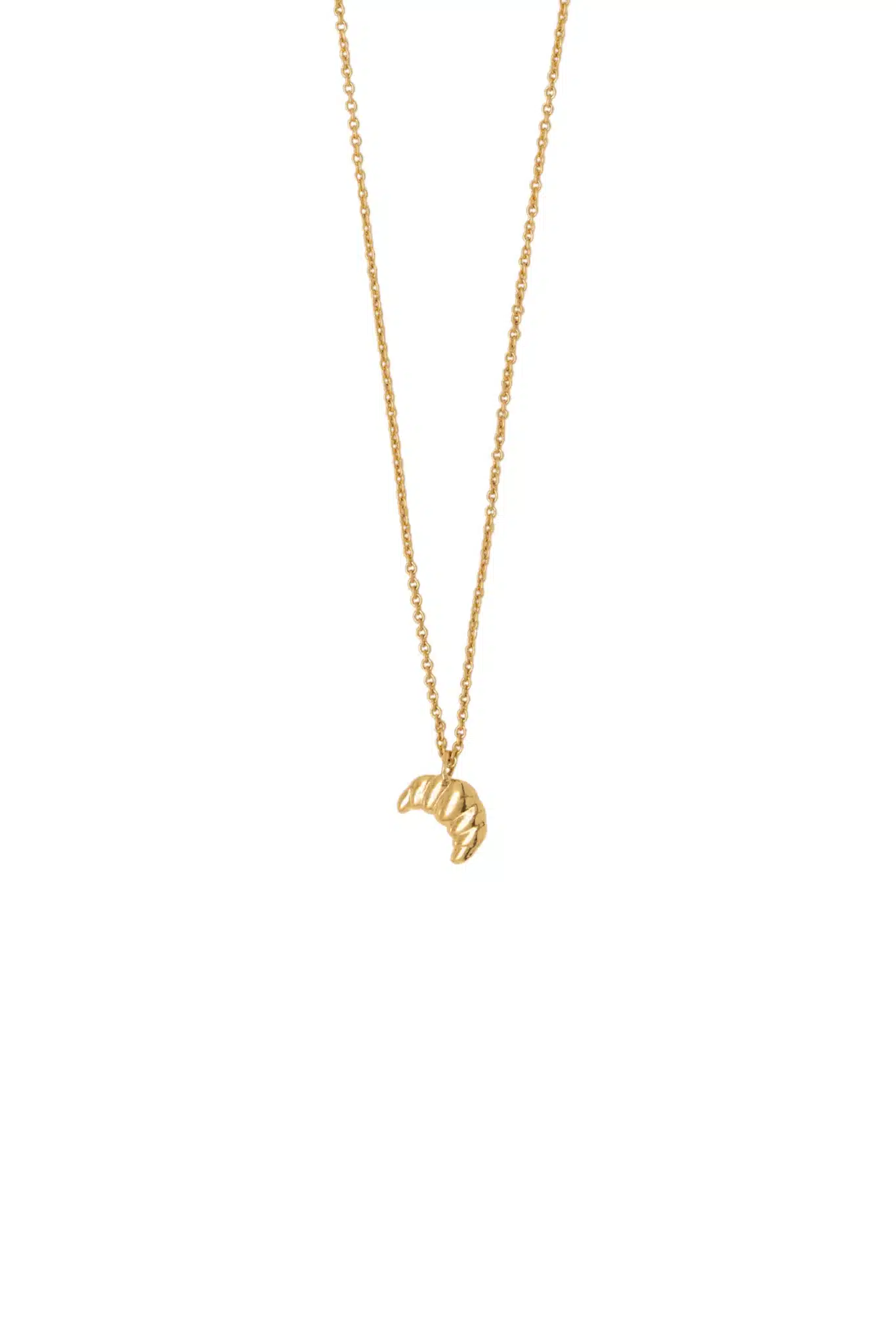 Ketting Croissant verguld