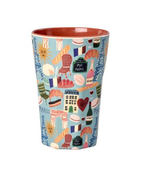 Melamine Cup Tall Paris Mon Amour