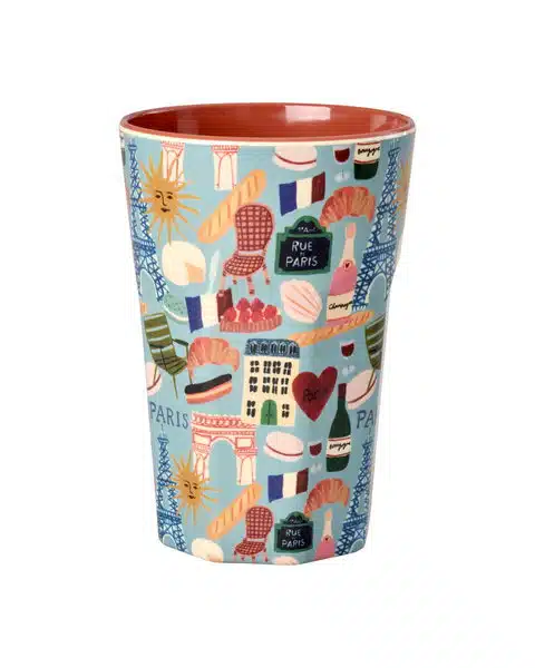 Melamine Cup Tall Paris Mon Amour