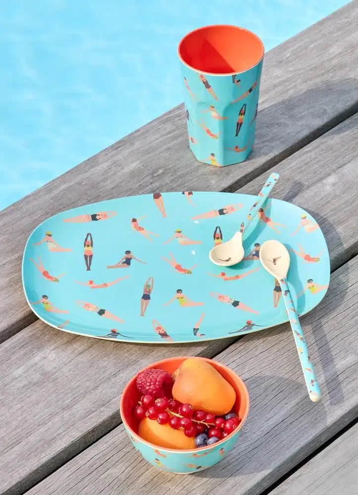 Melamine Cup Tall Retro Swimster