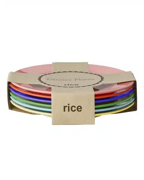 Melamine Dinerborden set/6 - HS26