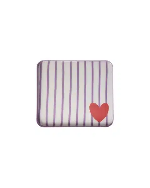 Metalen dienblad Heart