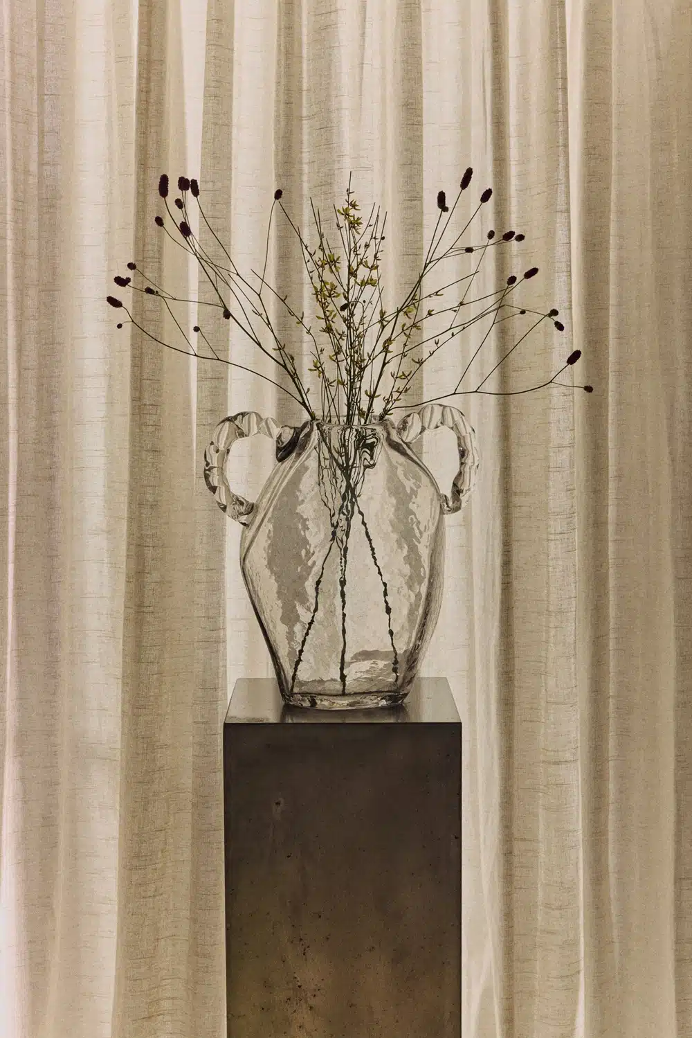 Nienke Sikkema for HKLIVING Amfora Vase - Clear
