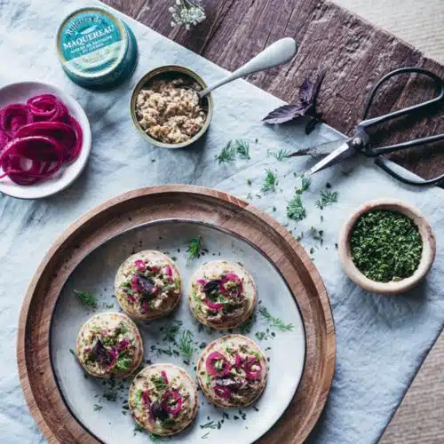 Rillettes van makreel/zeewier/citroen