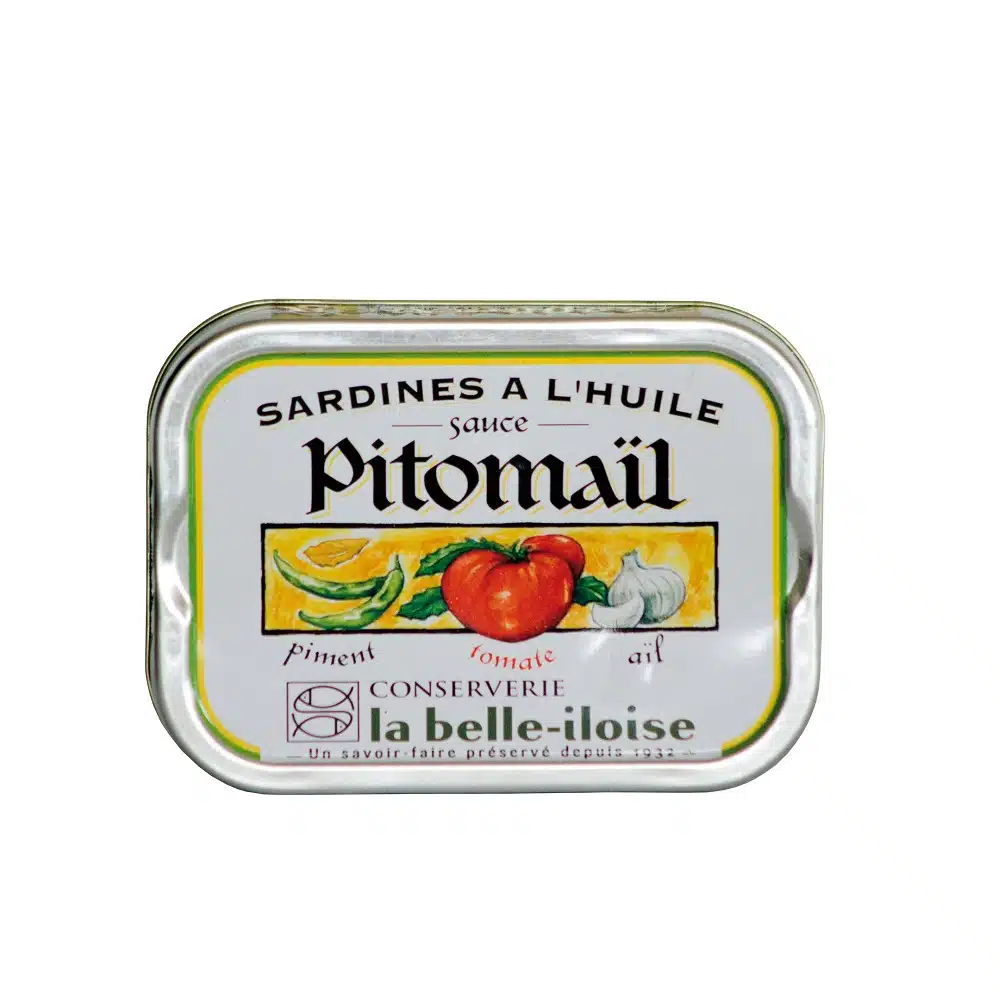 Sardines met Pitomail saus