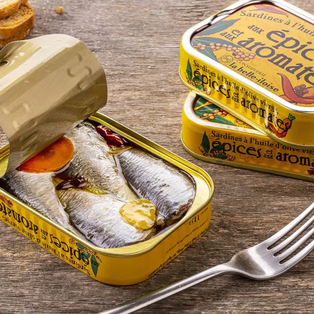Sardines met specerijen