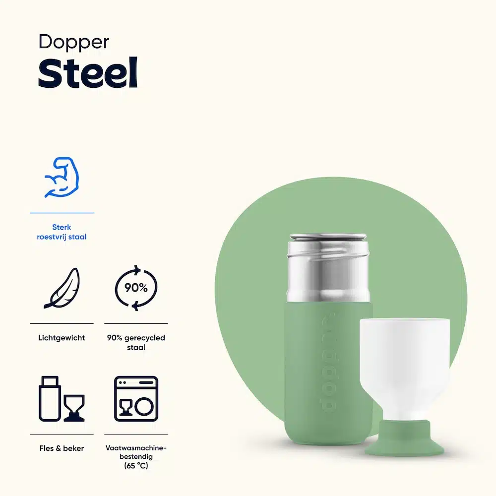 Steel 350ml - Fresh Green