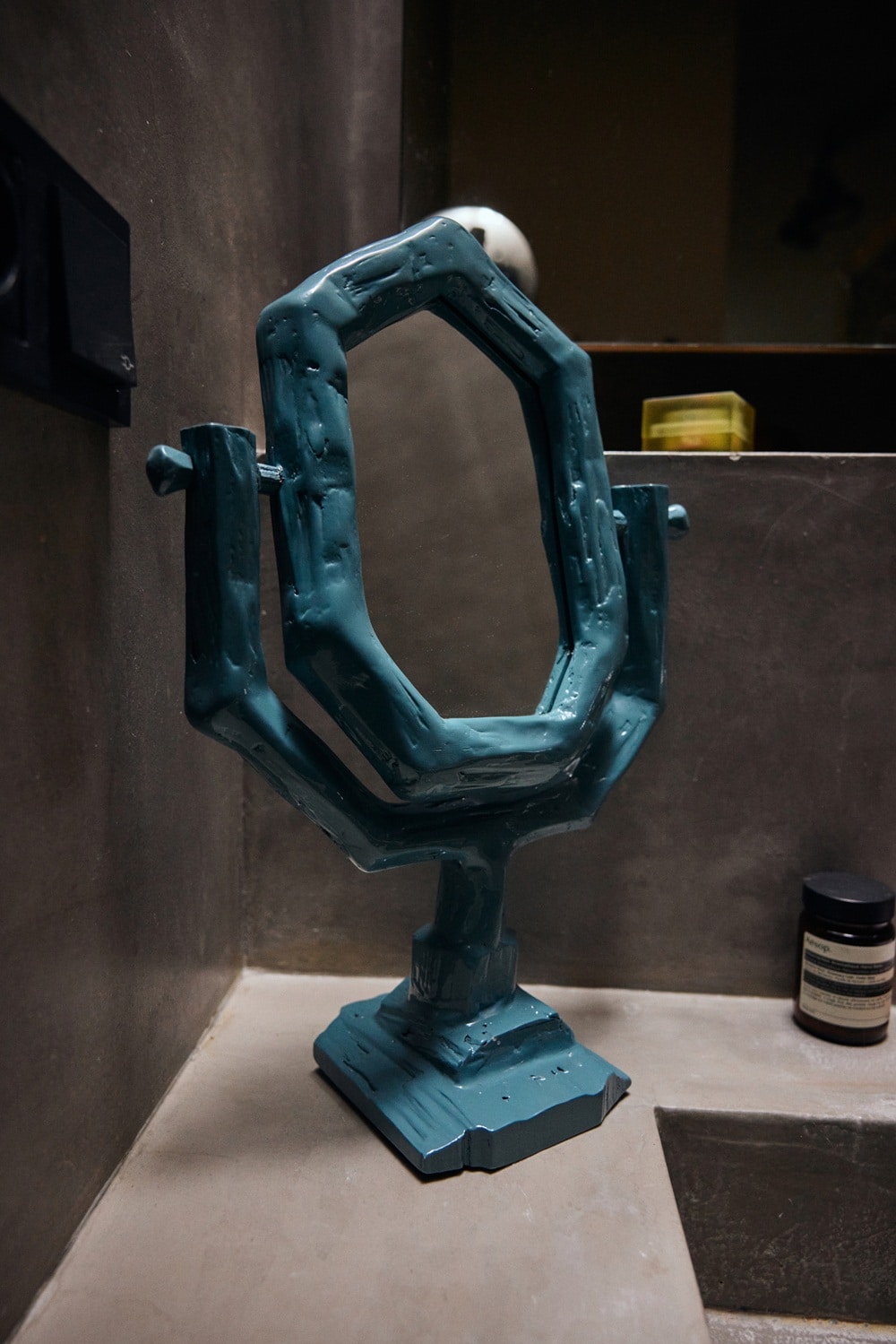 Teun Zwets for HKLIVING Dressing Table Mirror - Petrol