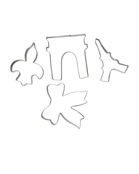 Uitsteekvormpjes Paris Mon Amour Set/4