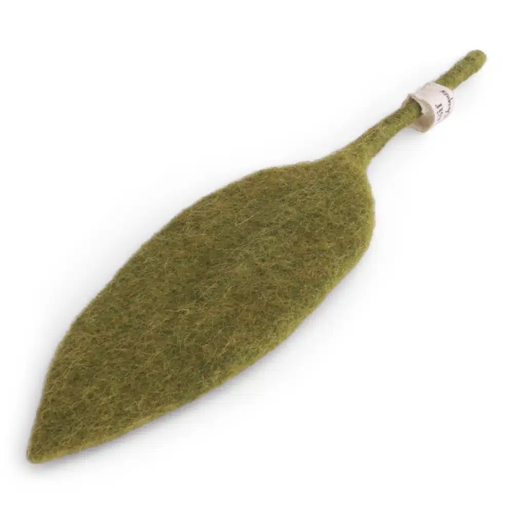 Vilt Blad Groen klein