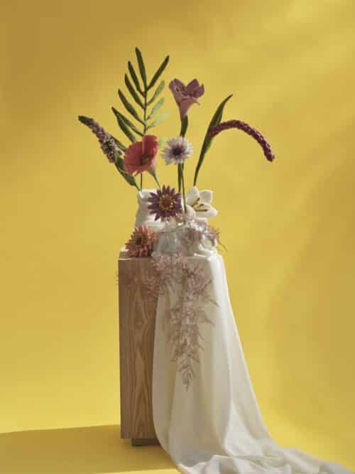 Vilt Gerbera - Light Peach
