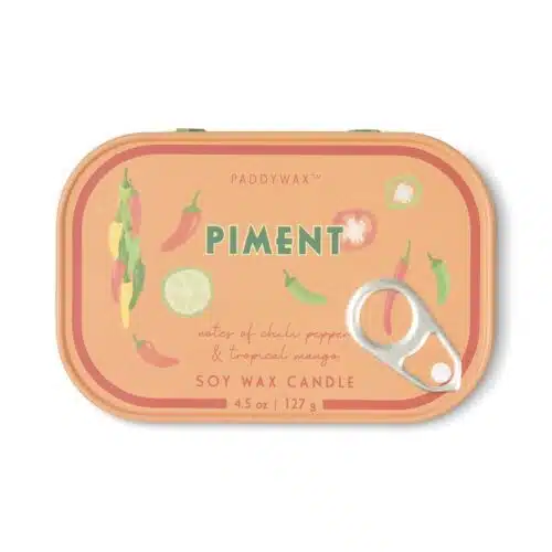 Bistro kaars in blik Piment