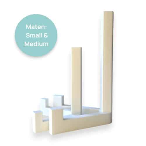 Bordenstandaard Medium h:14,5cm - Wit