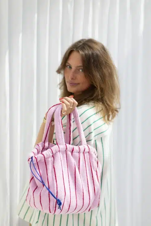 Naram Handbag BabyPink&SkiPatol