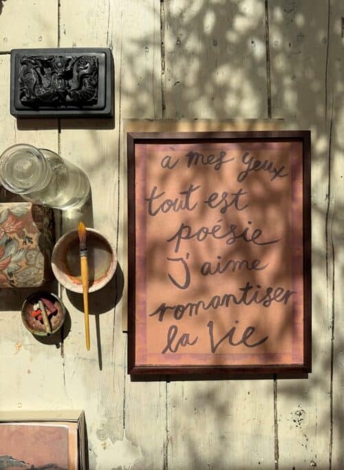 Poster Tout Est Poesie 30x40