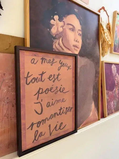 Poster Tout Est Poesie A4
