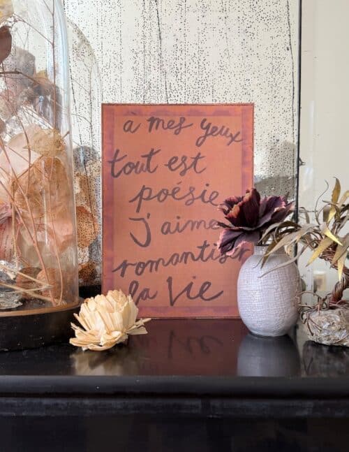 Poster Tout Est Poesie A5