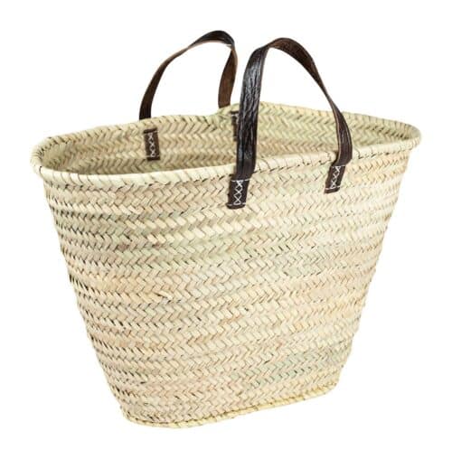Rieten Strandtas met Handvat